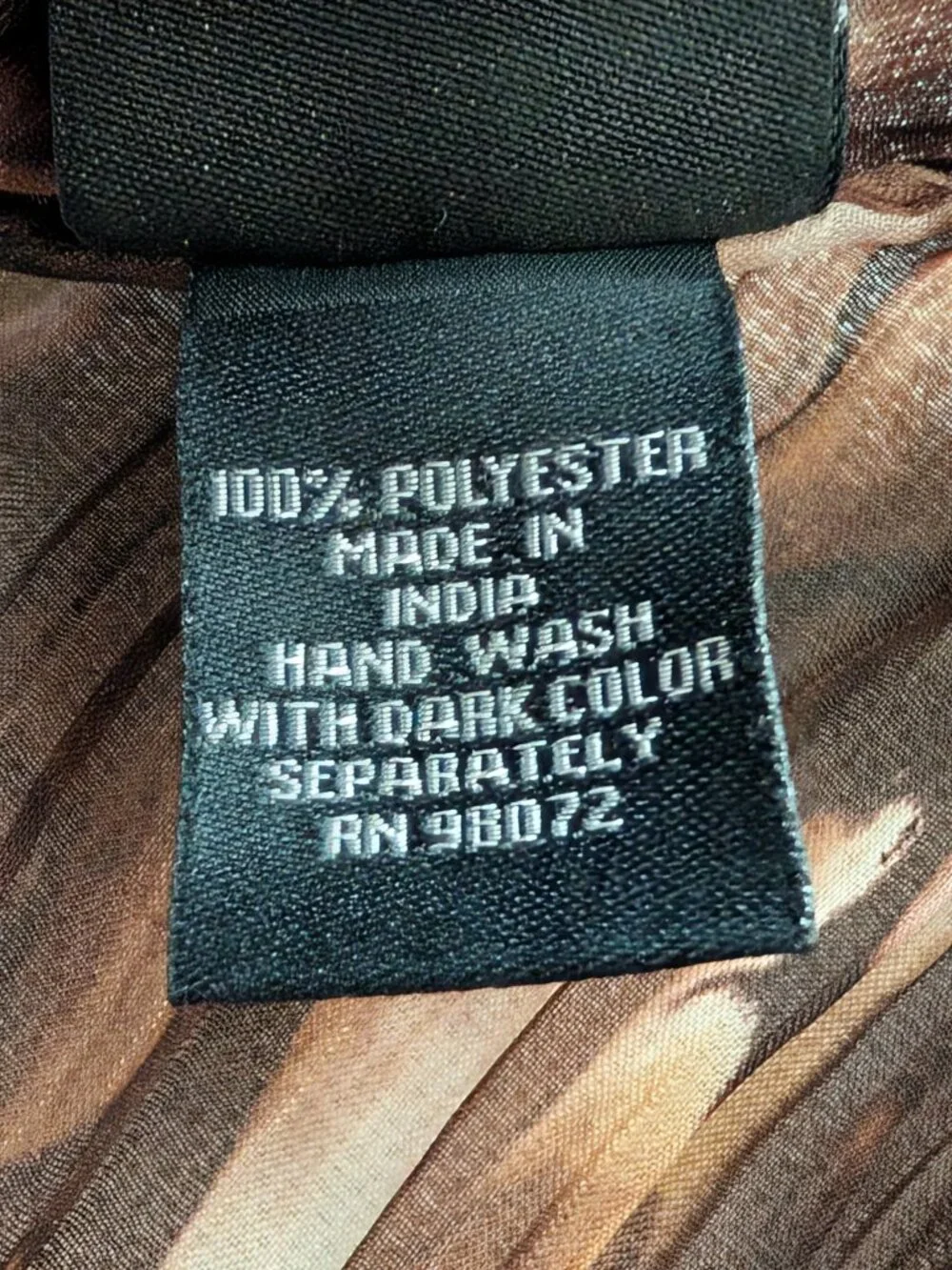 Cejon Brown & Maroon Scarf - Made in India